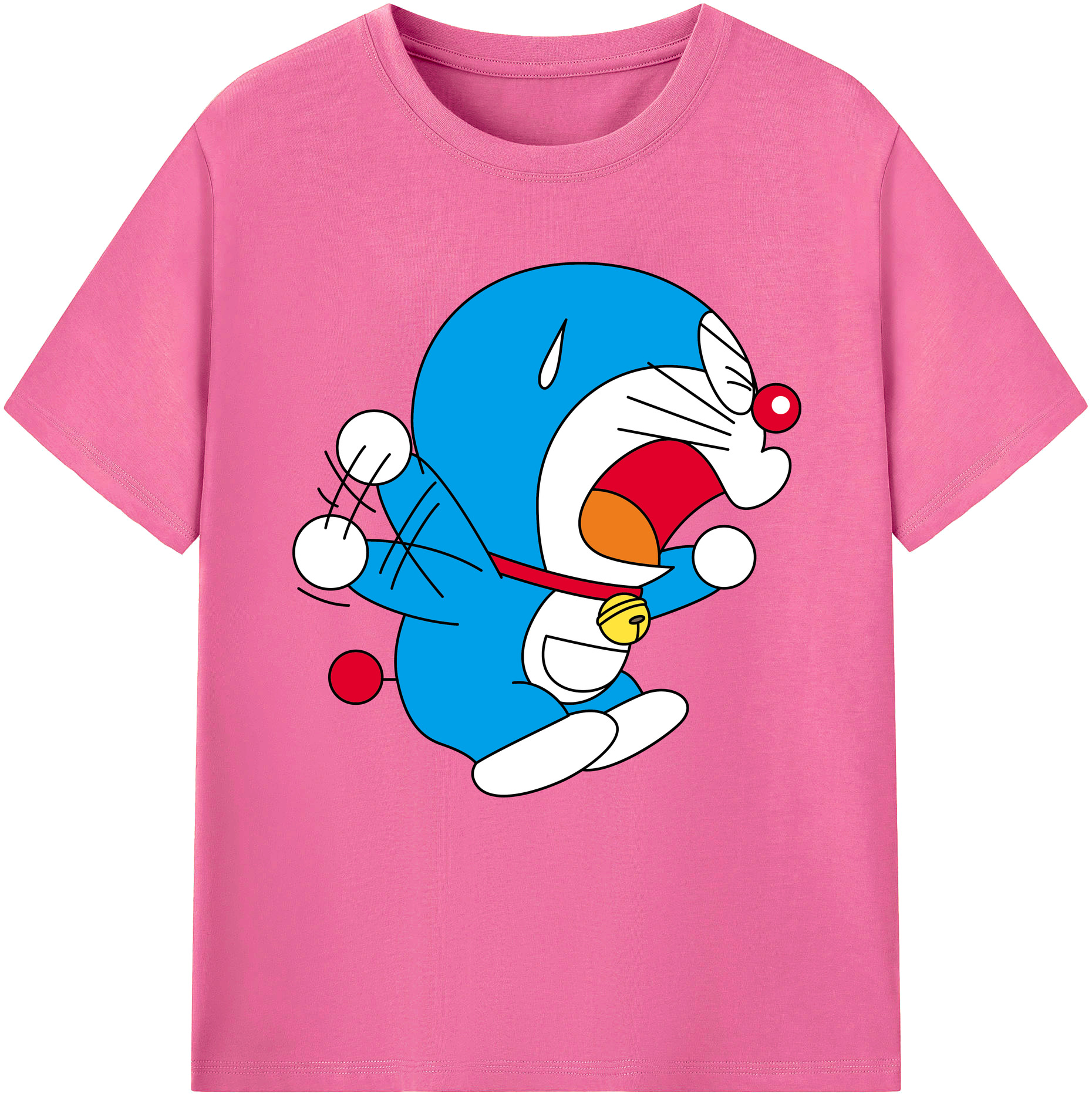（画像用） ドラえもん Doraemon レディースカジュアルプリントTシャツ（綿100％）